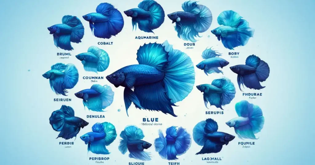 names for blue color betta fish