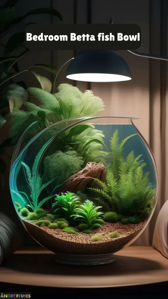 bedroom betta fish tank setup